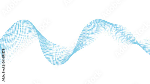 Elegant flowing soft blue wave design element featuring smooth curves and translucent gradient textures created with high resolution digital artistic techniques for professional graphic projects displ