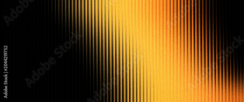 Vertical ribbed glass background covered in grainy orange and yellow gradient hues for website hero header in data science.