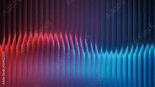 Bild auf Leinwand Abstract glowing vertical lines creating dynamic fiery glass pattern illustratio