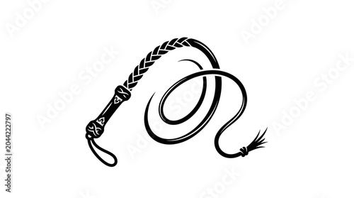 Картината върху платно BDSM Whip Icon