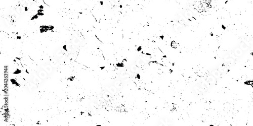 Obraz na plátne Black grunge texture on white background vector illustration for design