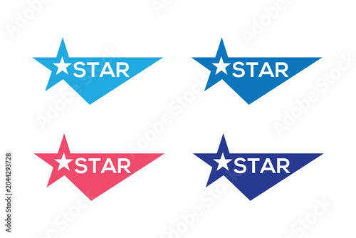 star logo icon design vector template