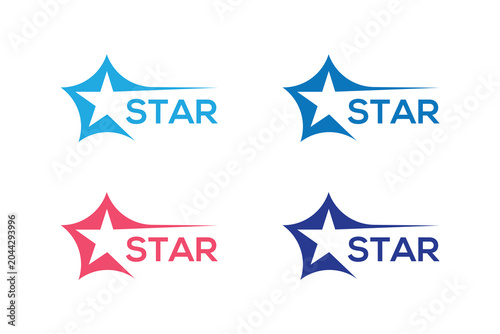 star logo icon design vector template