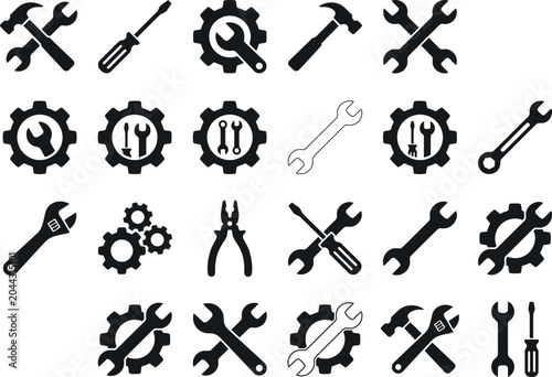 Фотография Tools and Service icons set