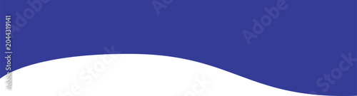 Abstract blue and white wave shape modern fluid design element isolated on transparent background for digital compositions