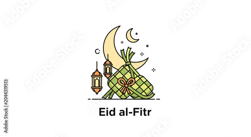 Eid al-Fitr celebration decorative item.