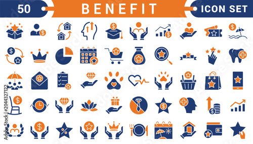 Obraz na płótnie Benefit icon Full