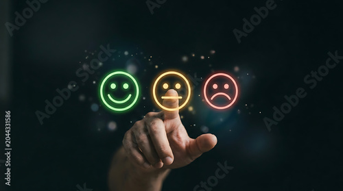 Customer satisfaction is the most important thing in any business and can be measured by using emoticons