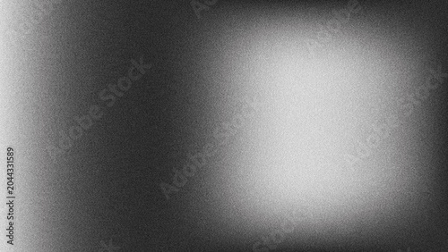 Foto Gray gradient background with grainy texture blurred and indistinct