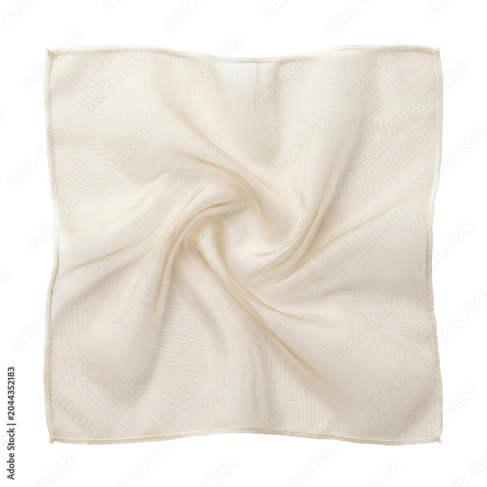 Naklejka premium Padded diamond quilted brown textile fabric swatch, isolated on transparent background