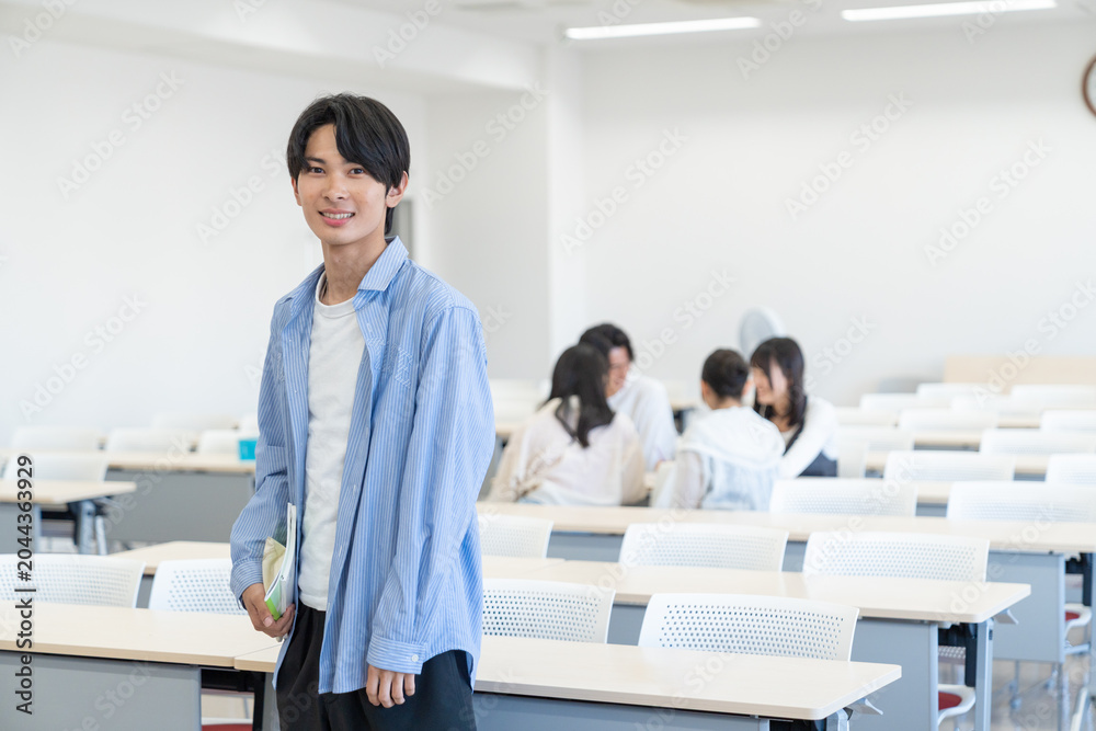 Fototapeta premium 大学生のポートレート
