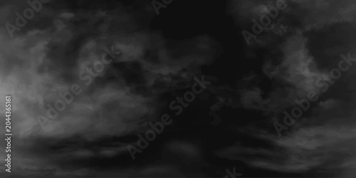 Tableau sur toile Ethereal smoke billows and drifts across a dark, moody backdrop, creating an abstract and atmospheric texture