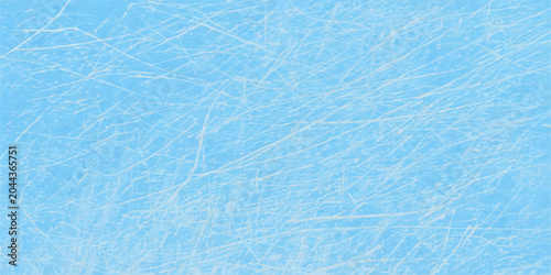 Fotografía Ice rink surface with many scratches, a cold and abstract background