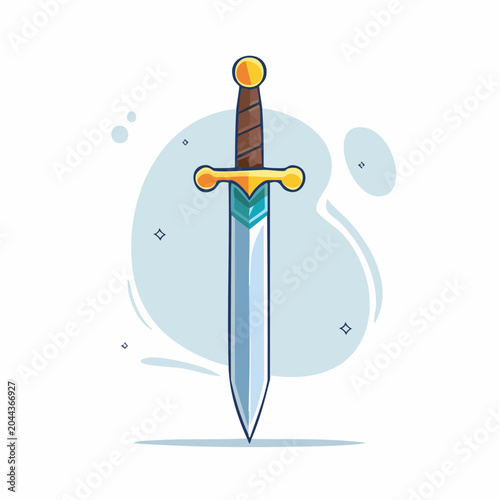 Stylized Sword Illustration