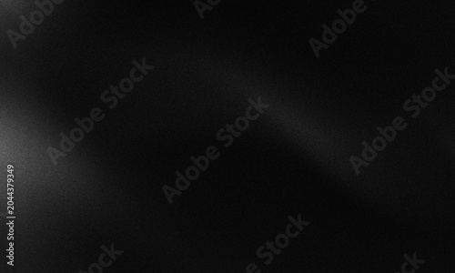 Foto dark black background with a smooth texture with soft gray gradients and bright
