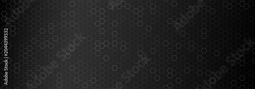 Foto Carbon hexagon mesh with honeycomb pattern
