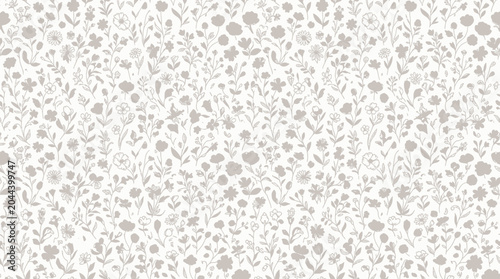 Foto Subtle Floral Pattern Background
