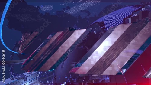 Breaking News Template intro for TV broadcast news show program with 3D breaking news text and badge