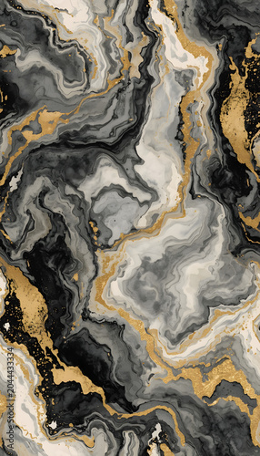 Seamless Night Sky Pattern with Stars, Moon, and Deep Cosmic Galaxy Background