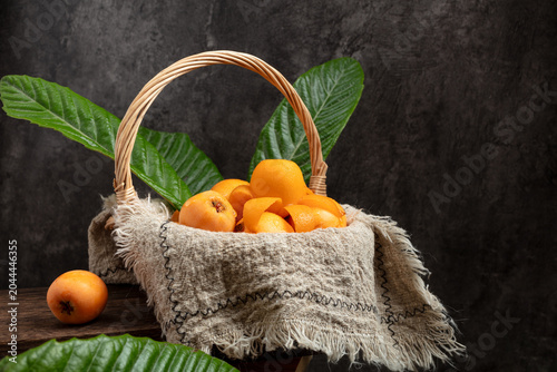 Photos Fresh and juicy yellow loquat