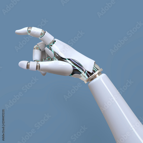 3D Robot Hand Representing Artificial Intelligence and Advanced Future Technology