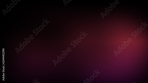Animation abstract soft gradient light leaks loop motion background on black background. Abstract art with red and black colors.