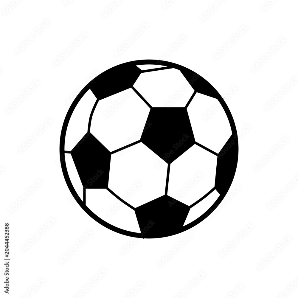 Fototapeta premium A football illustration symbolizing competition, teamwork, and sports entertainment.