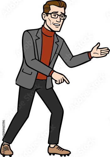Soccer Coach Shouting Instructions – Intense Sideline Action Moment