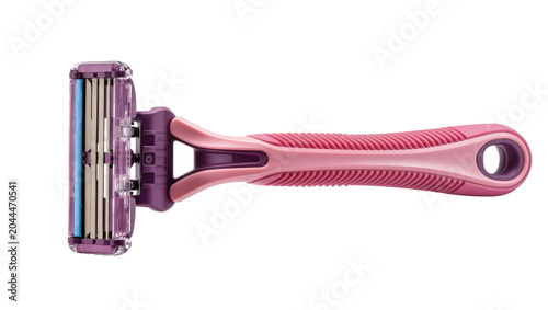 Konstfotografi Pink and purple women s razor with multiple blades