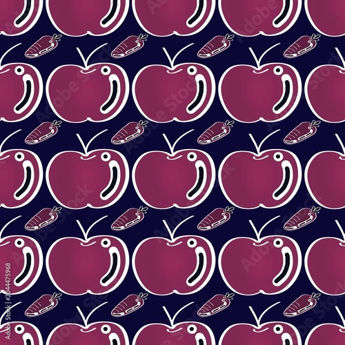 seamless pattern with hearts