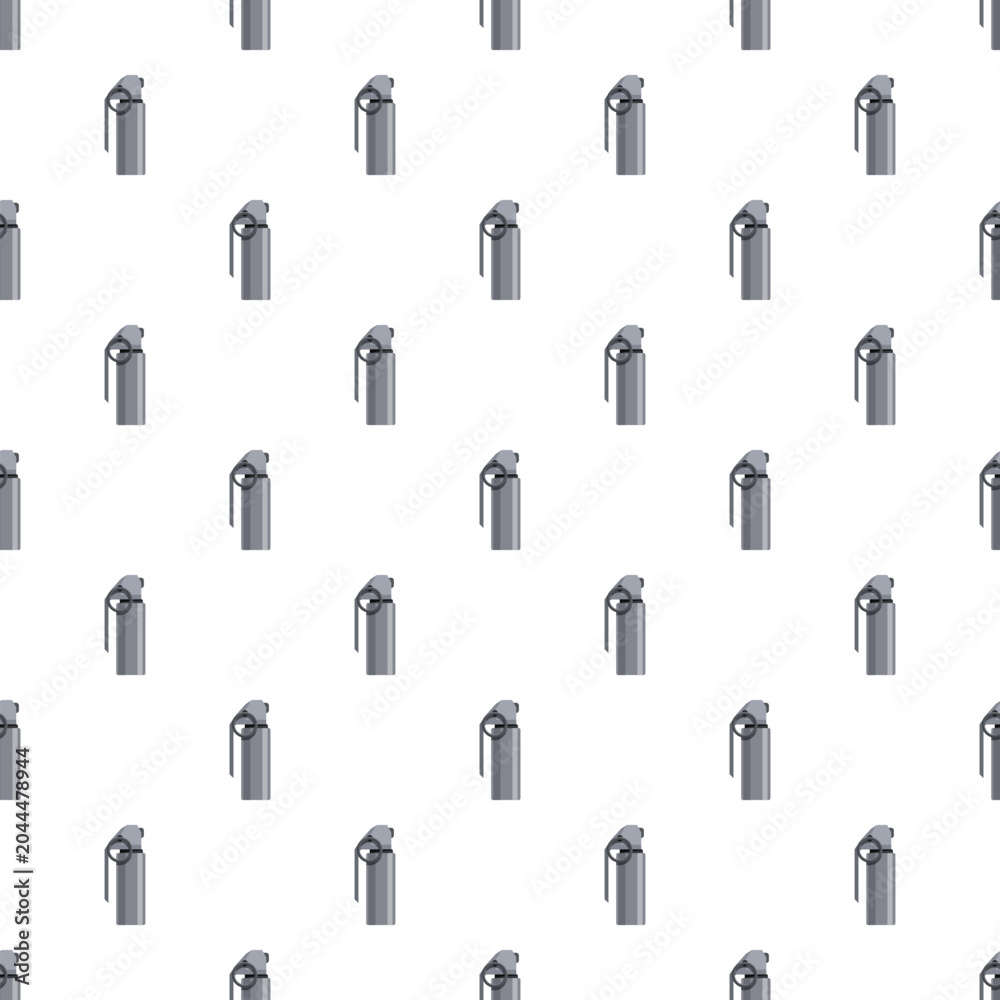 Obraz premium Smoke grenade objects forming a repeating pattern on white background