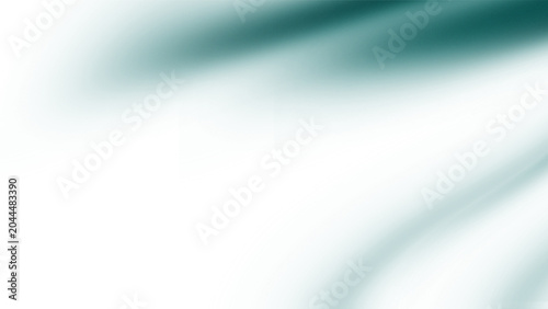 Abstract dark cyan neon glow soft fabric wave light overlay element