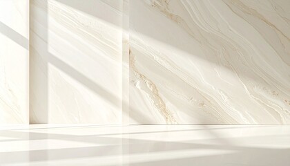 Elegant matte travertine stone texture background in clean cream white