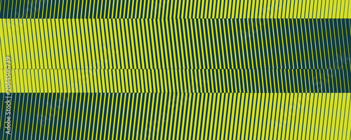 Fotografie green linear distortion background with vertical stripe pattern, abstract geomet