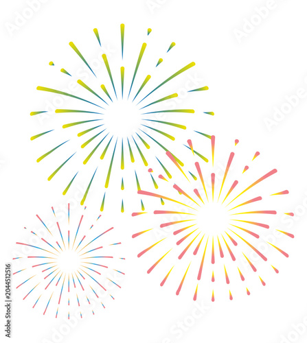 This is an illustration of fireworks.