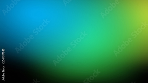 Konstfotografi Vibrant gradient background with smooth blue, green, and yellow transitions