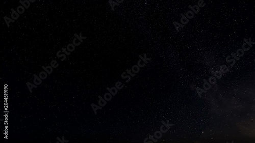 Stunning night sky filled with stars and the Milky Way galaxy. A breathtaking view of the universe, perfect for astronomy enthusiasts and cosmic exploration