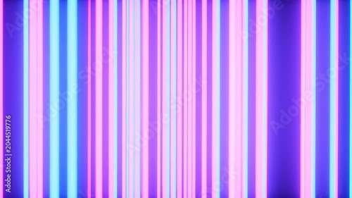 Colorful neon light stripes creating a vibrant backdrop. Ideal for music videos, nightlife promotions, and modern art projects
