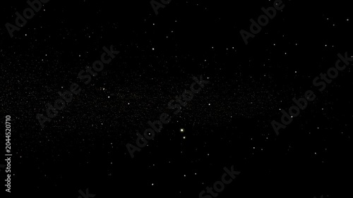 Starry night sky with twinkling stars and cosmic dust. A mesmerizing view of the universe, evoking wonder and exploration