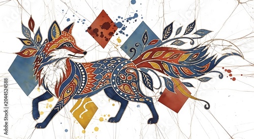 horse with wings and flowers