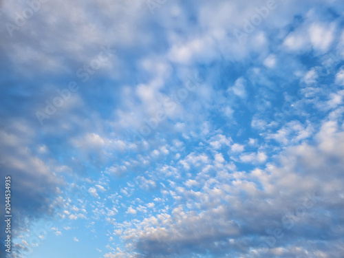 Evening sky with clouds. Clouds in the sky