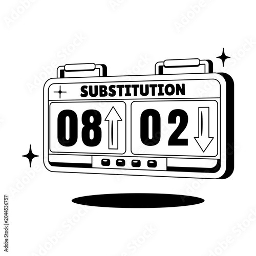 Fotografie Substitution Board