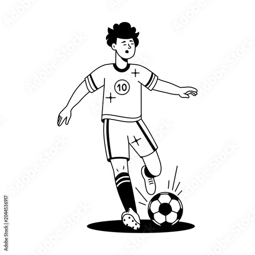 Slika na platnu Free Kick