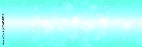 Abstract Mint Green Background with Soft Bokeh Lights and Glowing Particles, Ethereal Fresh Digital Texture for Health, Beauty or Technology Design
