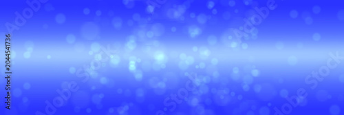 Abstract Blue Background with Glowing Light Particles and Bokeh Effect, Ethereal Digital Technology Texture for Website Header or Presentation

