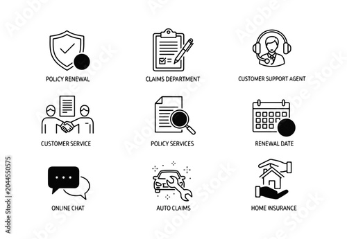 Customer service options for insurance