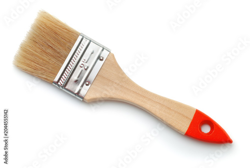 New paint brush with wooden handle