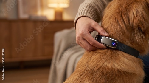 Adjusting Smart Dog Collar with AI Voice Translation Technology for Canine Communication