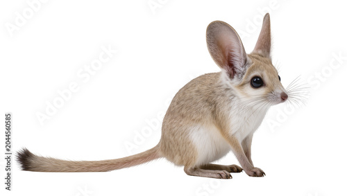 Photos Jerboa rodent with large ears and long tail