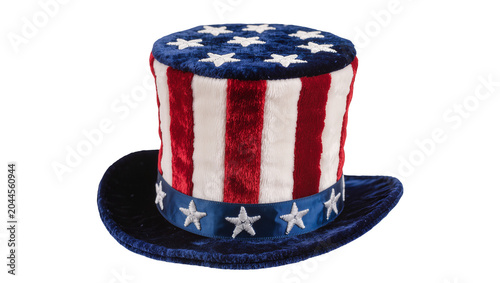Photography Uncle Sam Top Hat with Stars and Stripes